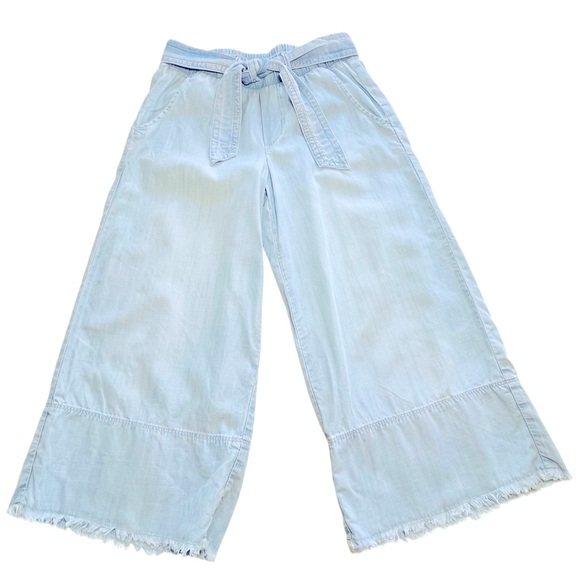 cloth & stone Pants - Cloth & Stone x Anthropologie Wide Leg Chambray Pants